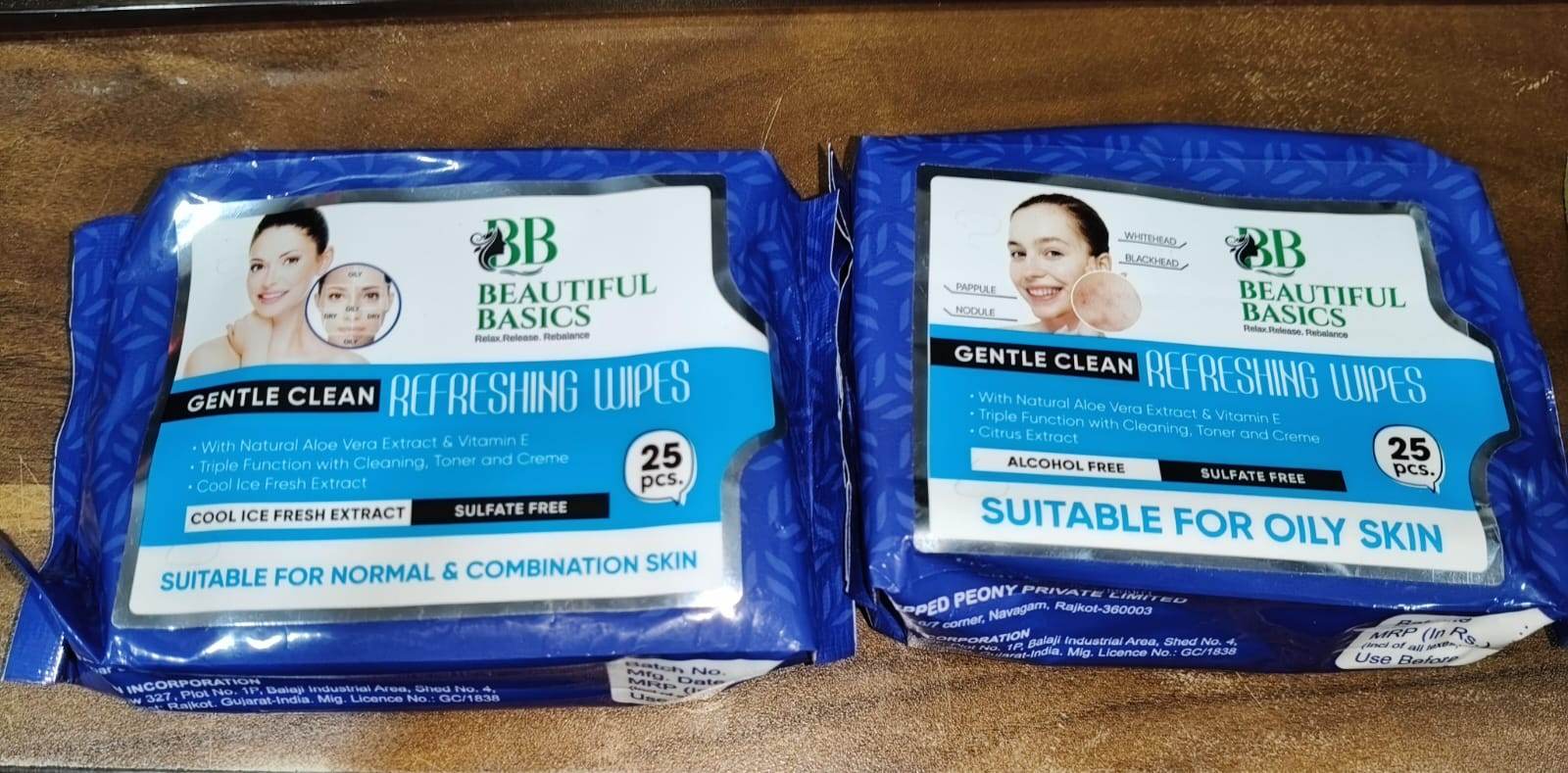 Beautiful Basics Normal  Oily Skin Face Wipes (2 Pkts X 50 Pcs Wipes) - Best Deals at BeSh Deals®