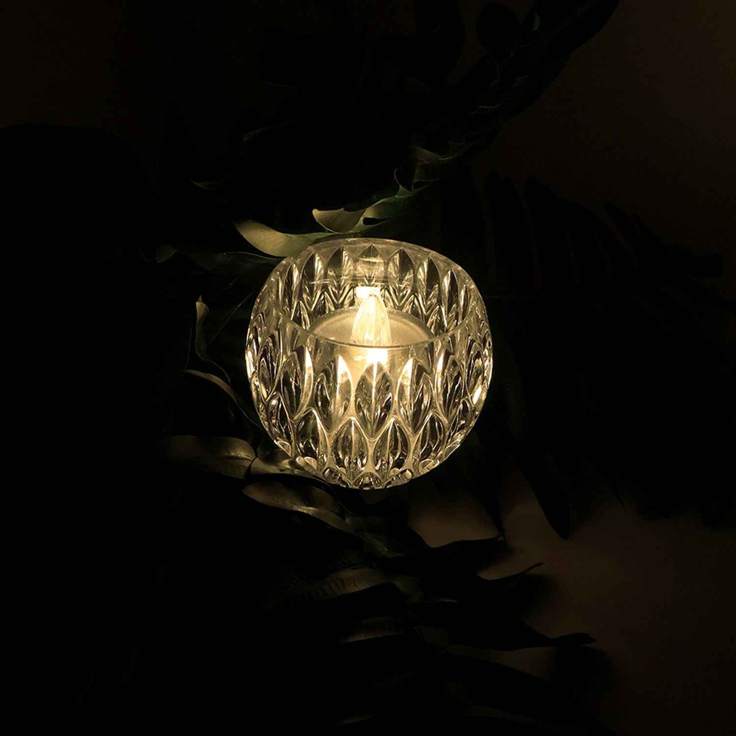 Set Of 12 Crystal Style Led Decorative Lamps  Candle