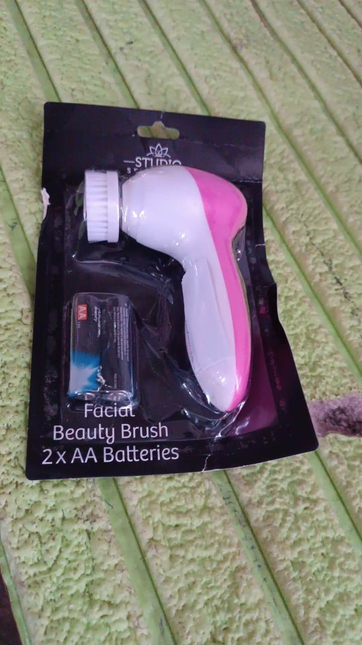Facial Beauty Brush Face Massager (1 Pc  With 2 Aa Battery Included) - Best Deals at BeSh Deals®