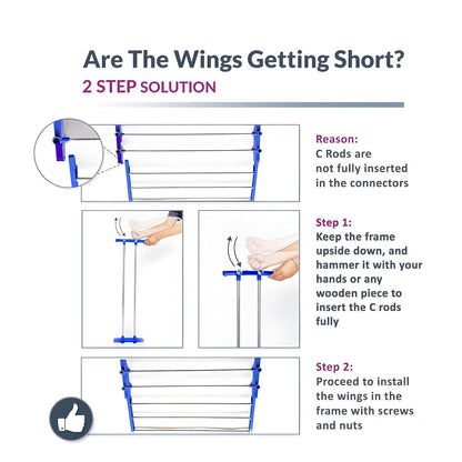 Foldable Stainless Steel Clothes Drying Stand Rack - Best Deals at BeSh Deals®