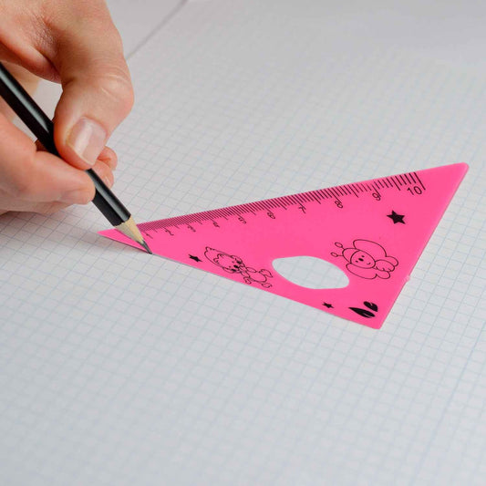 Cute Cartoon Giraffe Ruler  Scale Meter Ruler  Triangle Ruler (4 Pc Set)