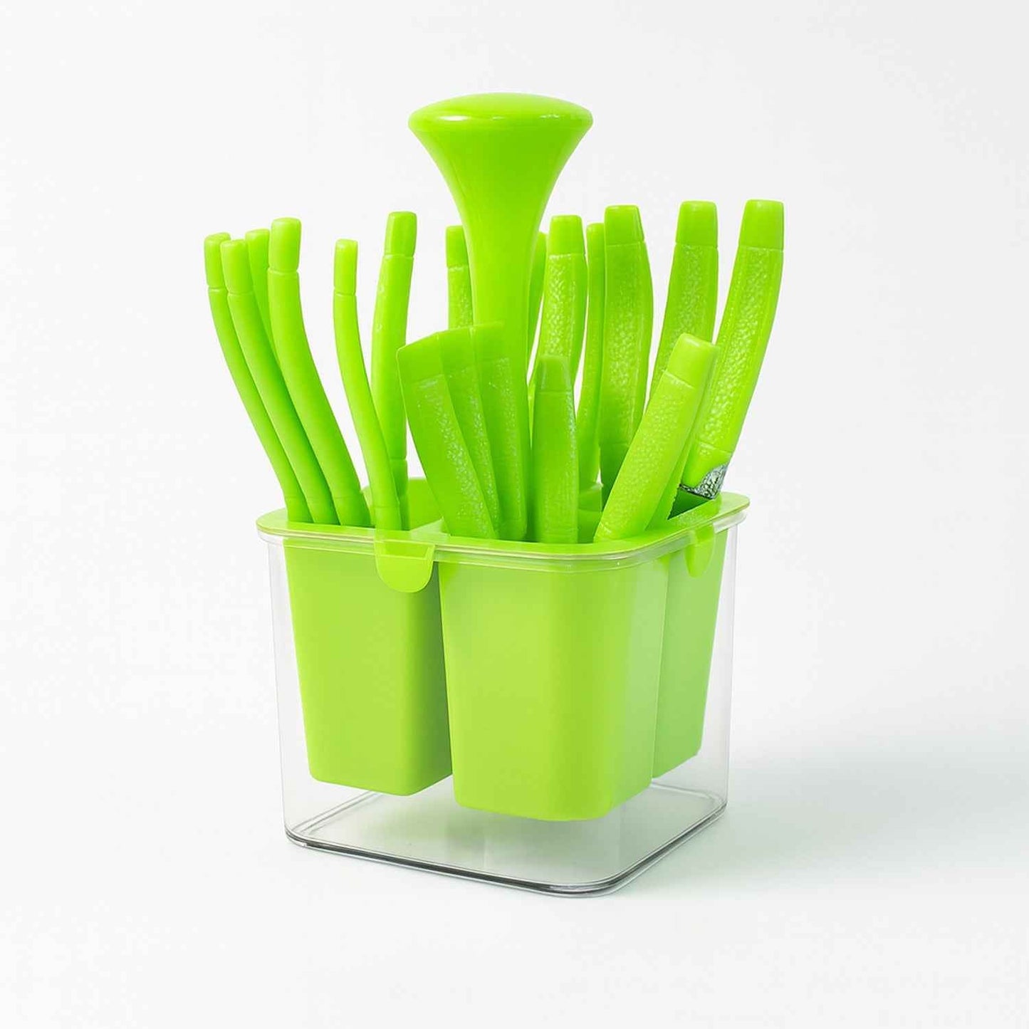 Supermom Premium Fancy Cutlery Set With Holder (24 Pc Set) - BeSh Deals®