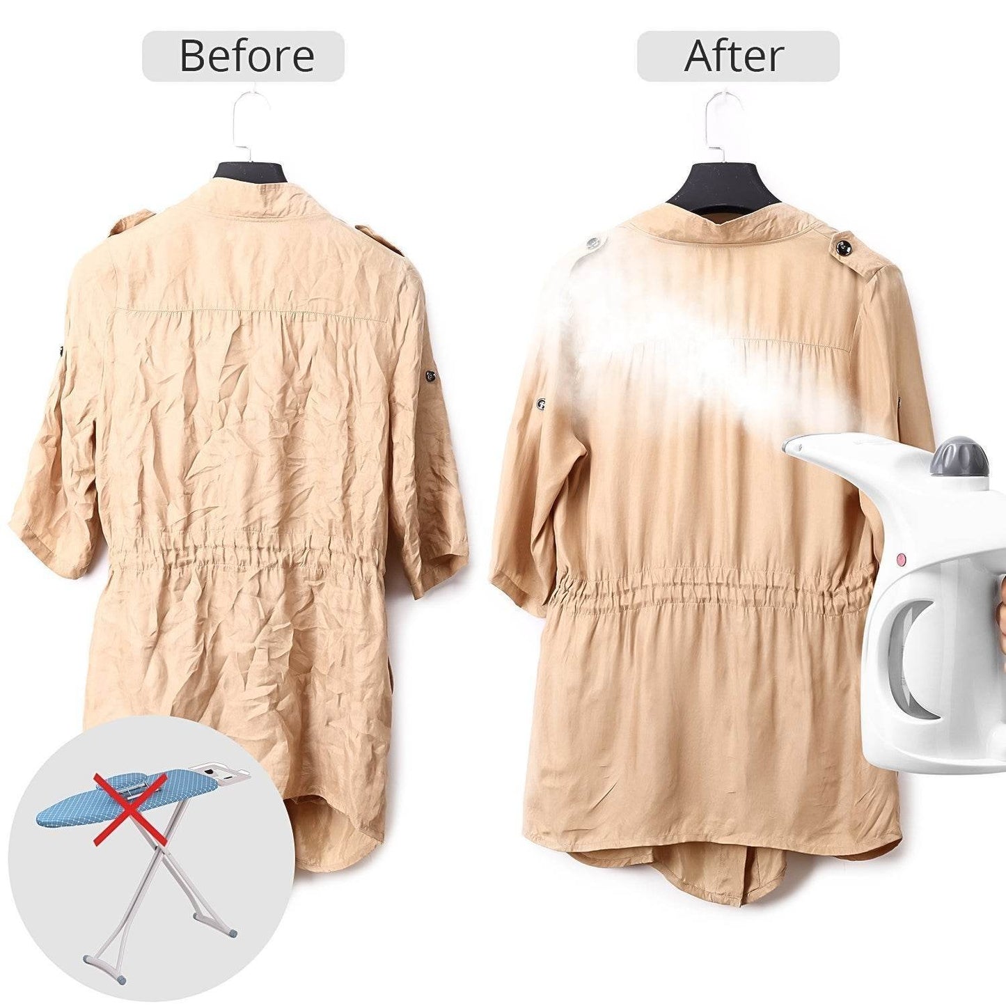 Portable Handheld Garment  Facial Steamer (1 Pc) - Best Deals at BeSh Deals®