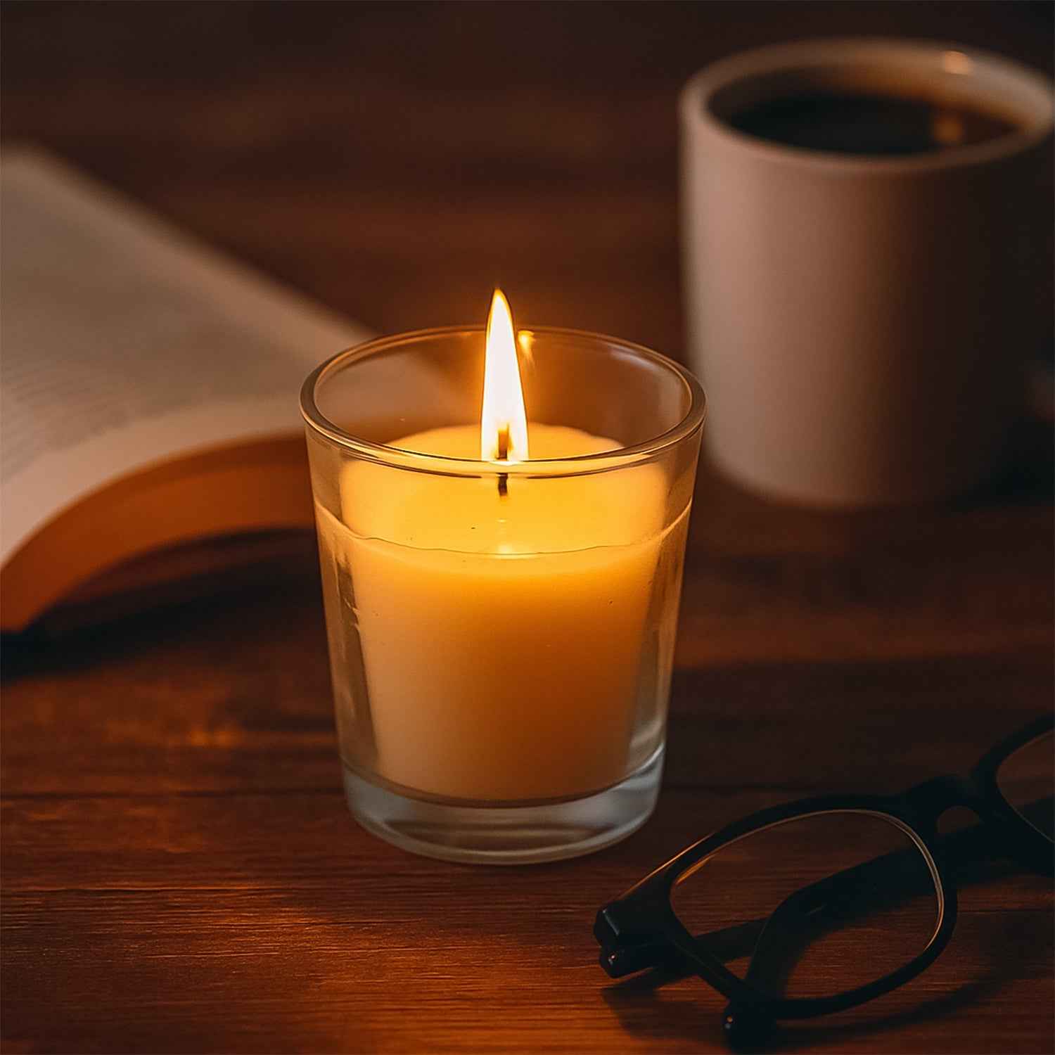 Inlief Scented Votive Jar Candle In Glass  Sweet Dreams Soy Blend Candle (50 Gm)