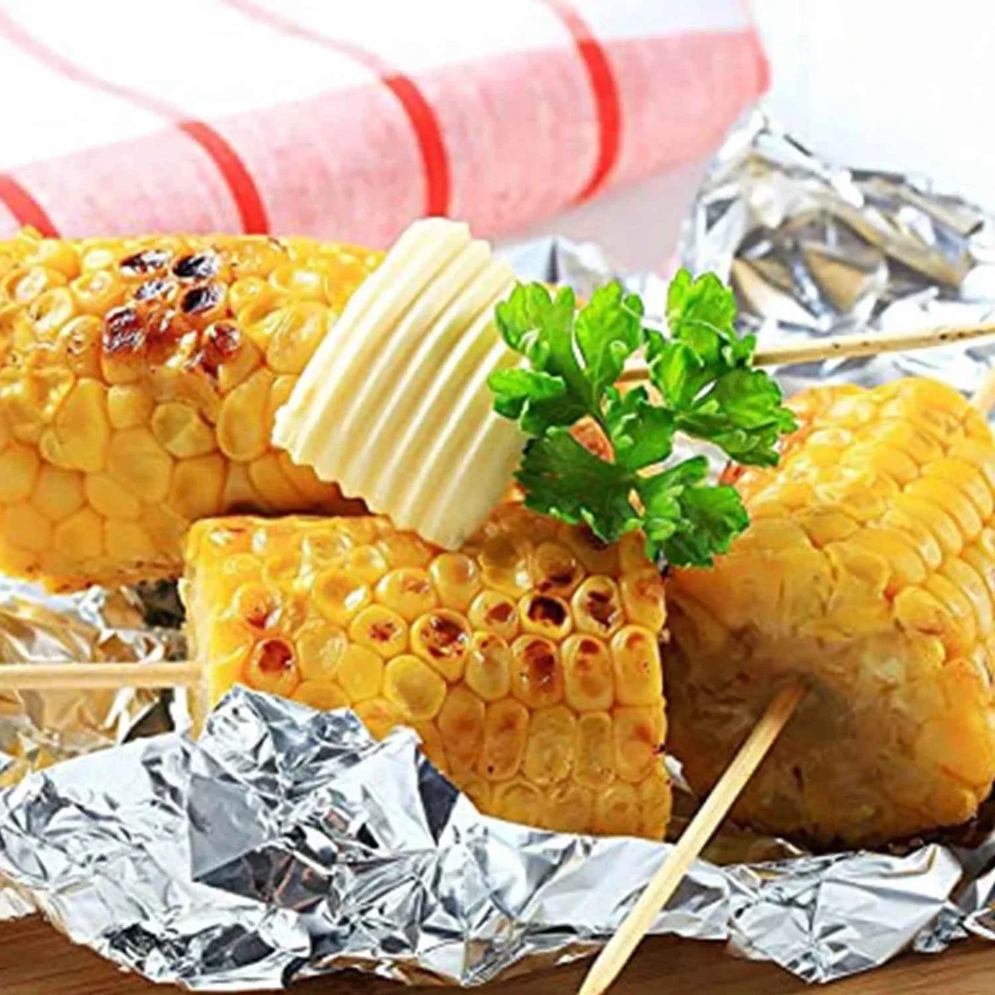 Aluminum Foil Roll Heavy Duty Non Stick Thick Aluminum Foil Sheet Baking Grilling Tool (9 Mtr) - BeSh Deals®