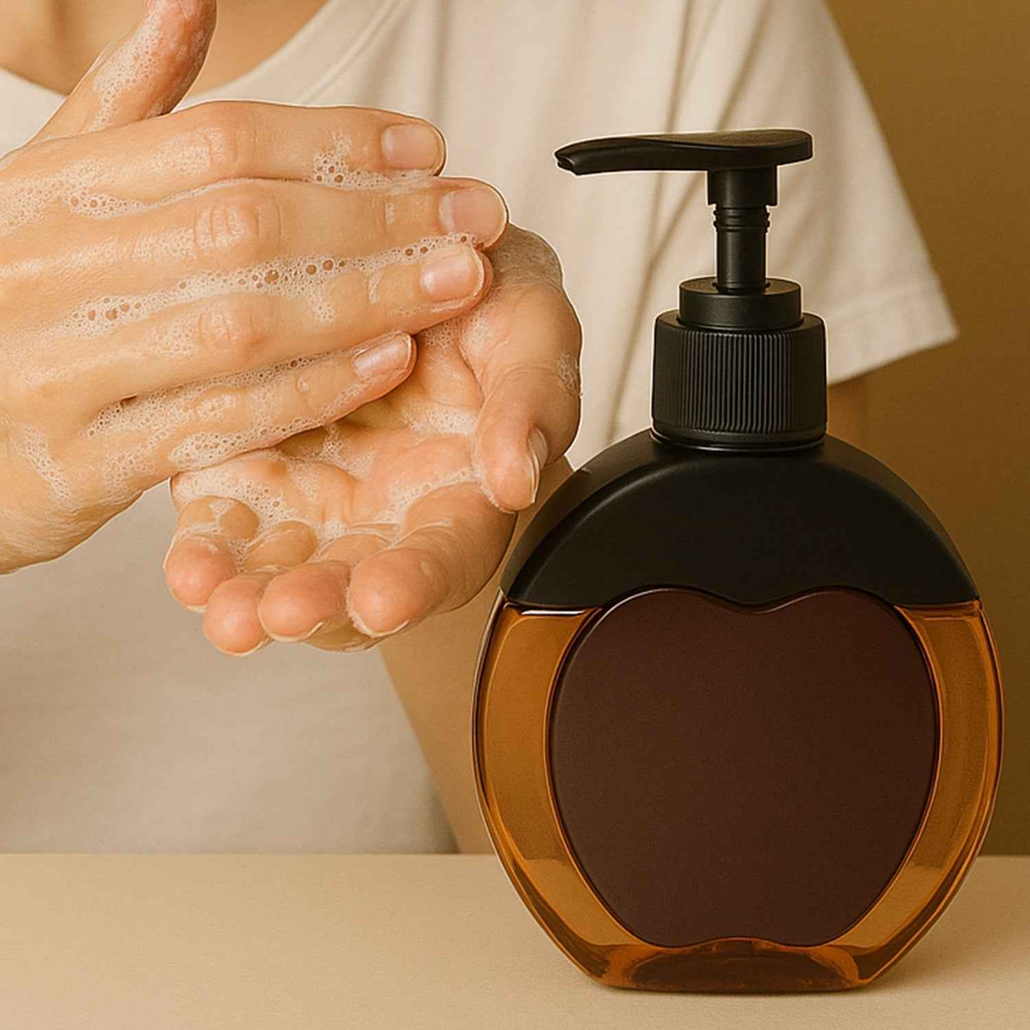 Refillable Liquid Soap Dispenser (350 Ml Approx)
