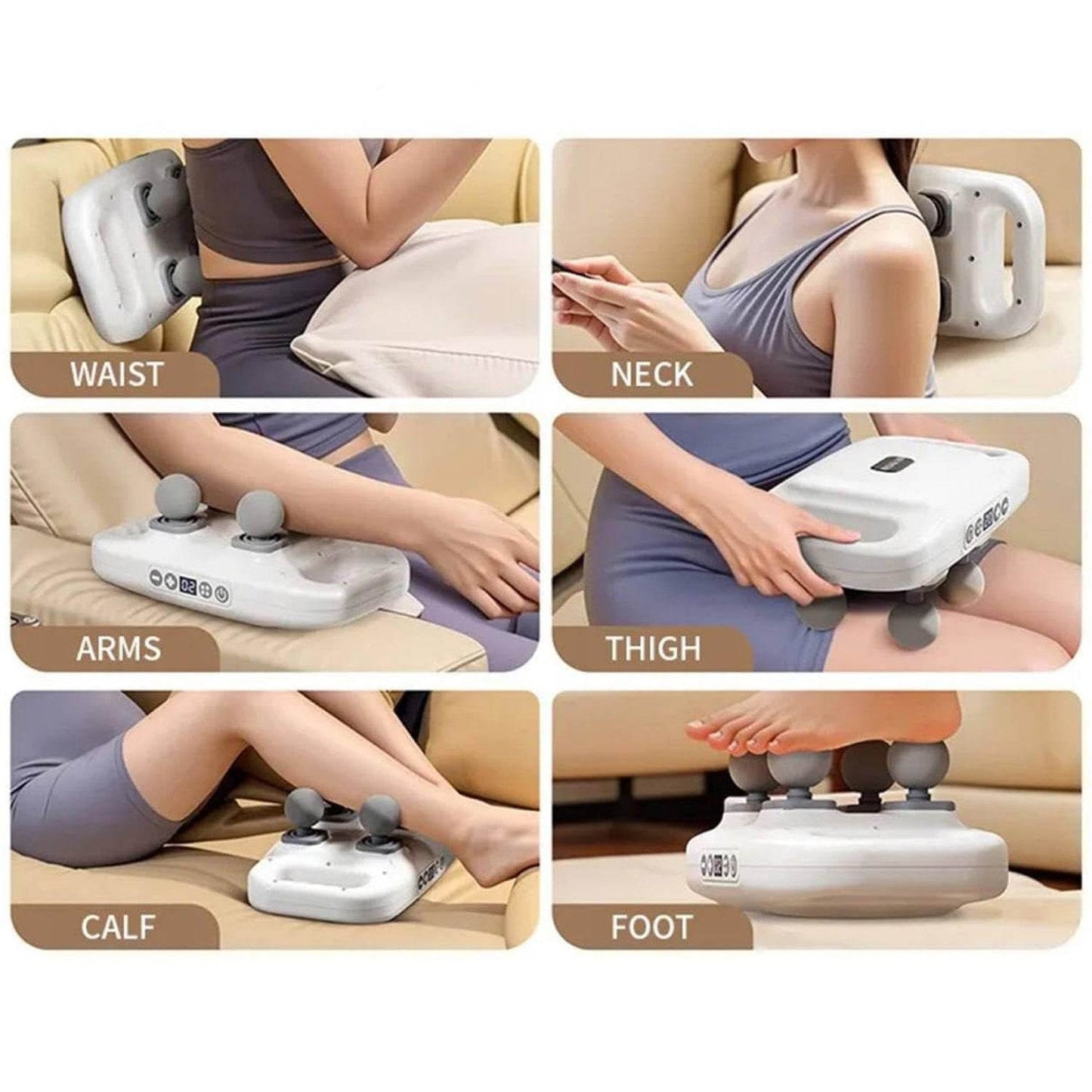 4 Heads Massage Gun Machine For Pain Relief - Best Deals at BeSh Deals®