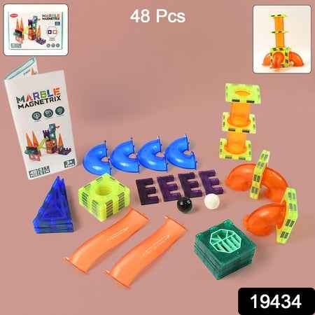 Marble Magnetrix Magnetic Marble Run Building Set