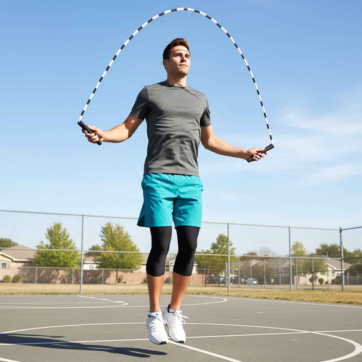 Skipping Rope For Fitness Workout (1 Set)