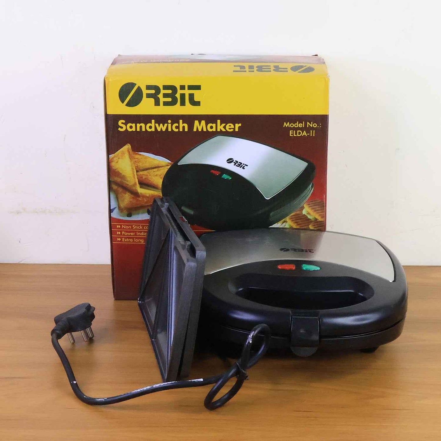 Orbit Sandwich Maker With Interchangeable Plates (800w  1 Pc)