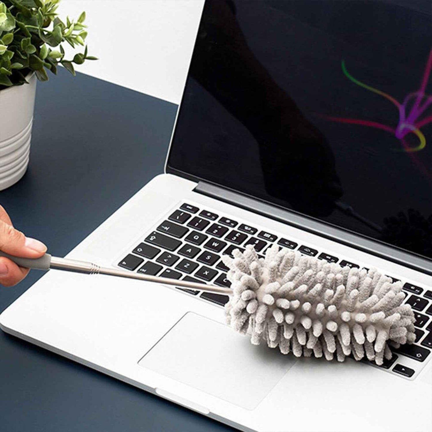 6017 Multipurpose Microfiber Fan Cleaning Duster For Quick And Easy Cleaning