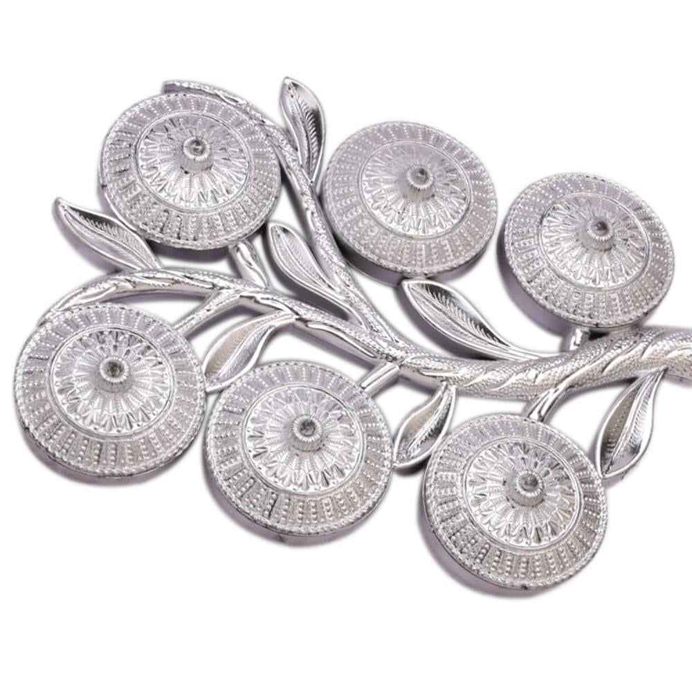 2238 Multipurpose Decorative 6 Storage Tree Shape Mukhwas Daniserving Tray