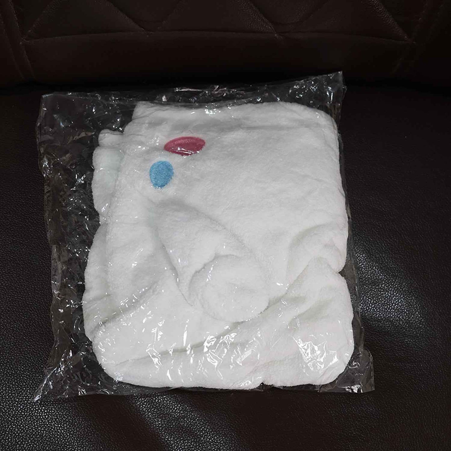 Premium Soft Microfiber Hair Drying Towel Wrap With Button (1 Pc)