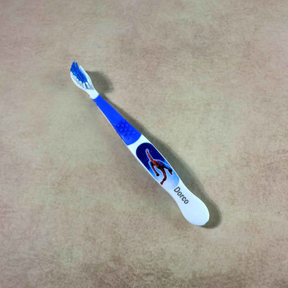 Kids Toothbrush Set With Cartoon Robot Toy