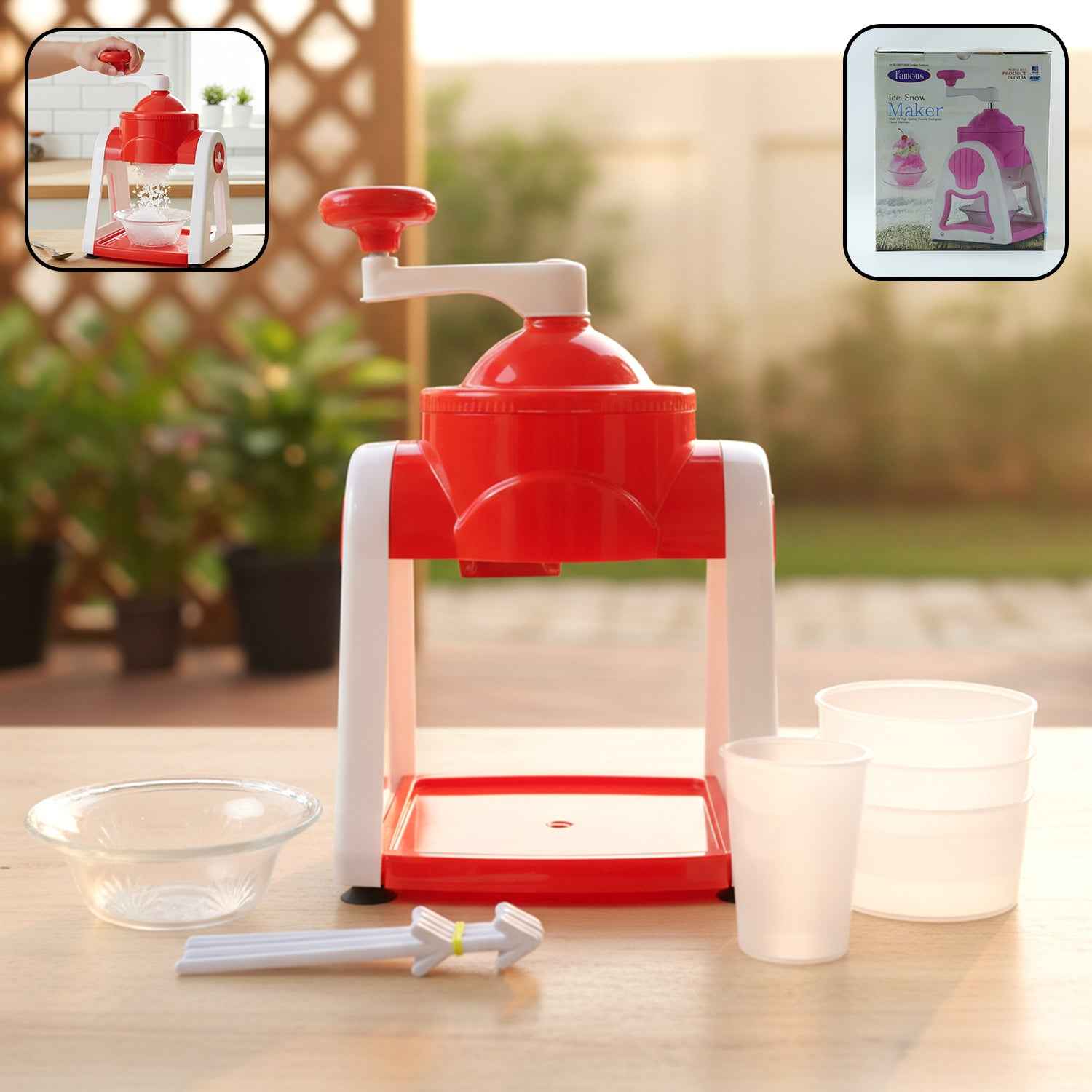 Manual Gola Maker (Red Color)