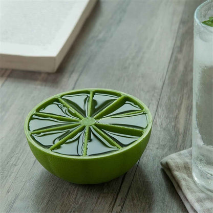 Lemon Shape Flexible Silicone Ice Cube Tray 8 Slot Round Ice Mold (1 Pc) - BeSh Deals®
