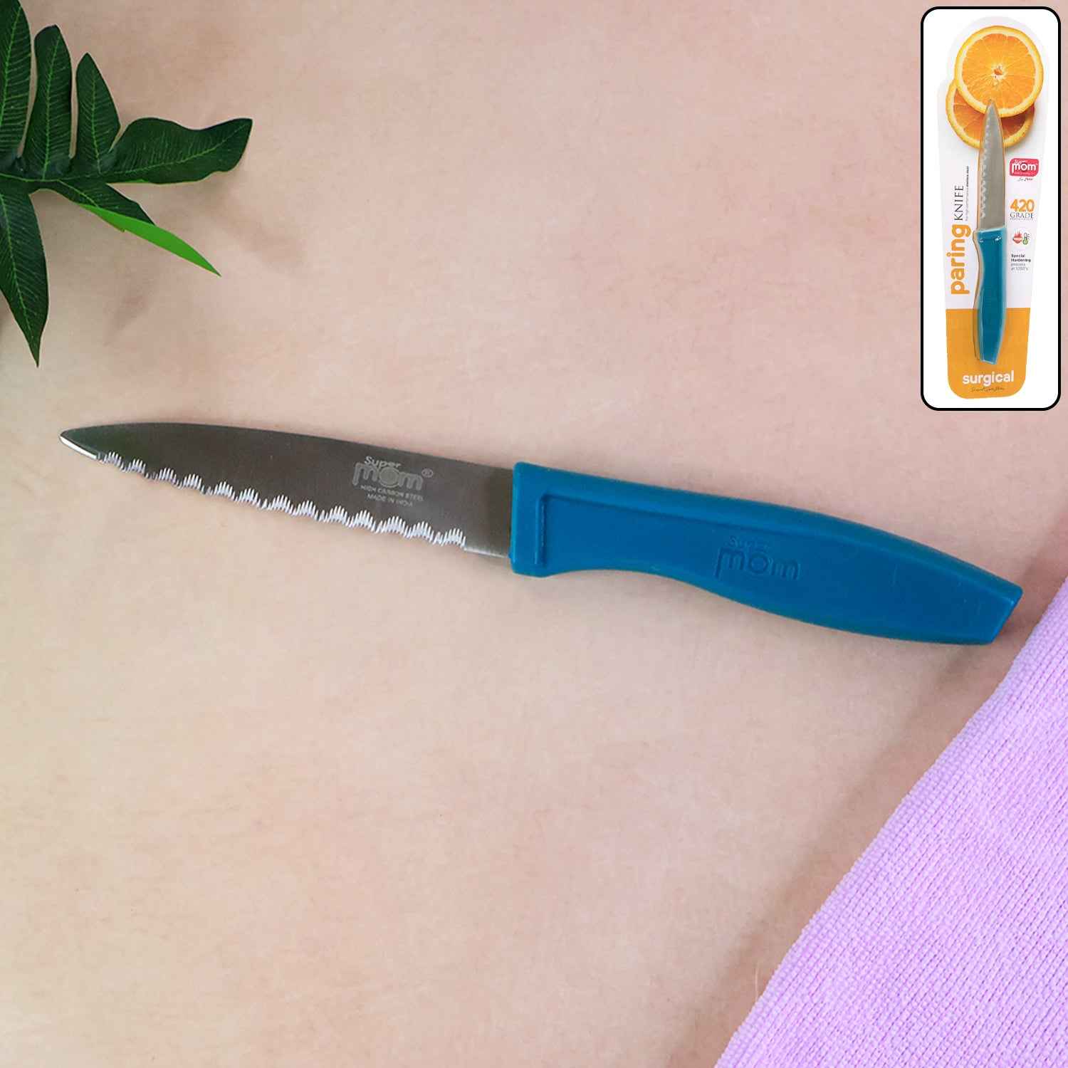 Supermom Premium Stainless Steel Paring Knife (1 Pc)