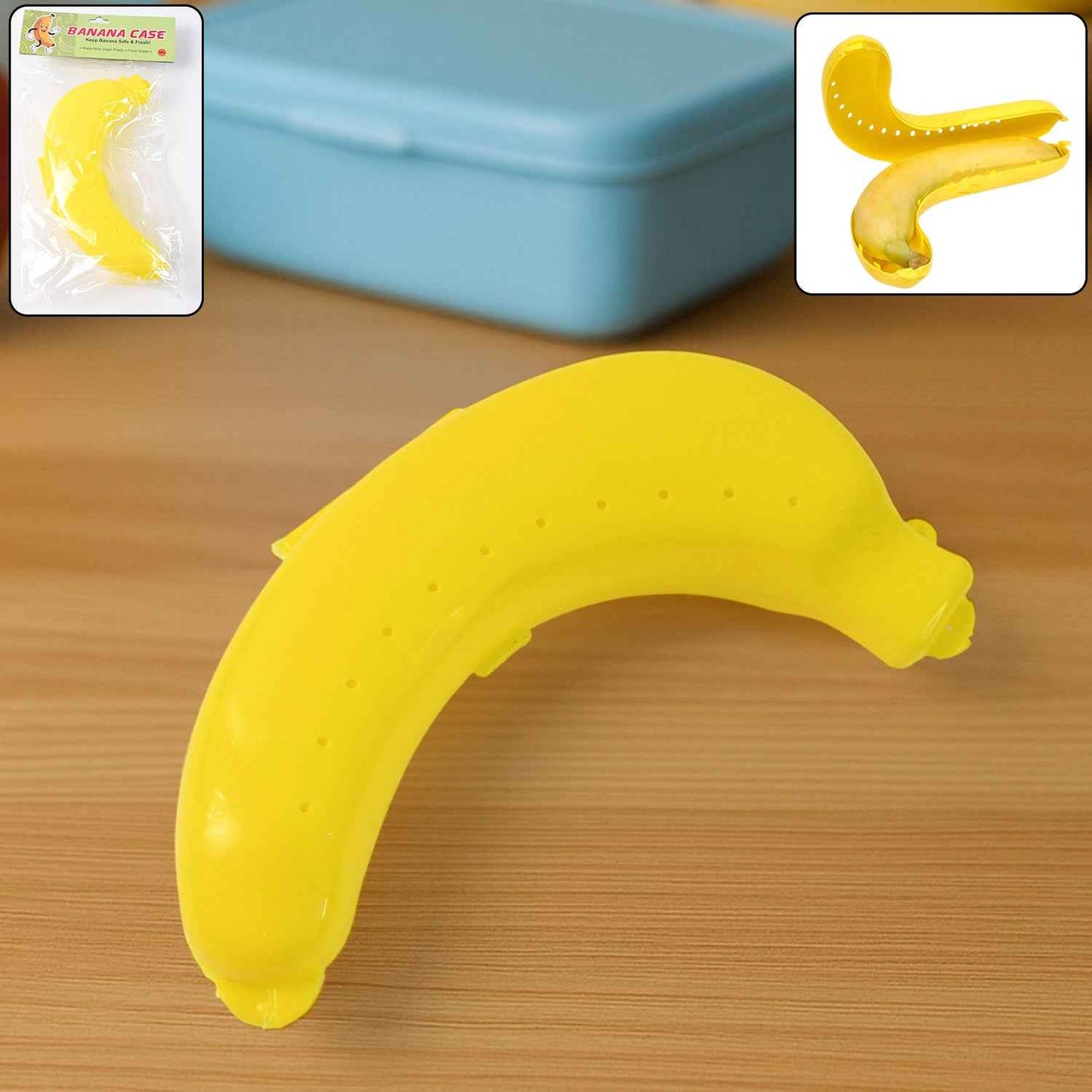 123 Banana Case Lunch Box Yellow