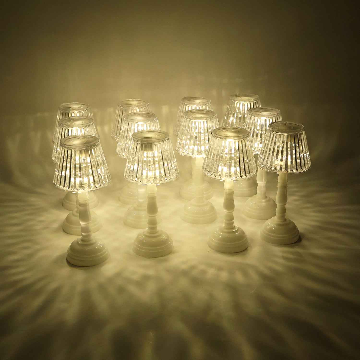 Led Crystal Table Lamps (12 Pc)