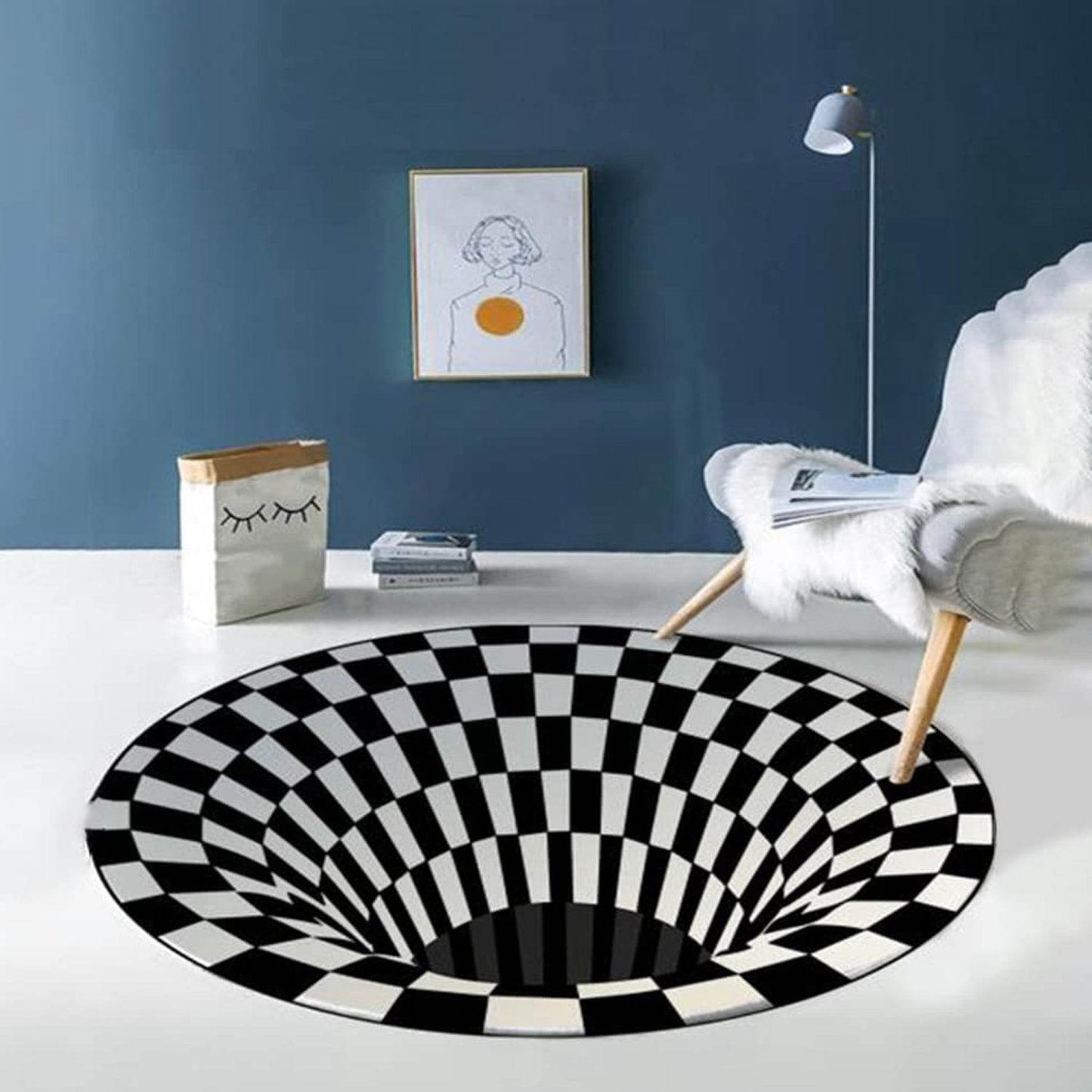 3d Space Round Carpet Floor Mat Non-woven Doormat (1 Pc  78 Cm) - Best Deals at BeSh Deals®