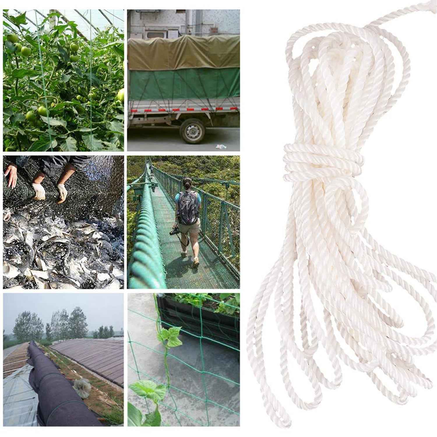9116 3meter Heavy Duty Laundry Drying Clothesline Rope Portable Travel Nylon Cord Sturdy Clothes Line For Outdoor Camping Indoor Crafting Art Projects