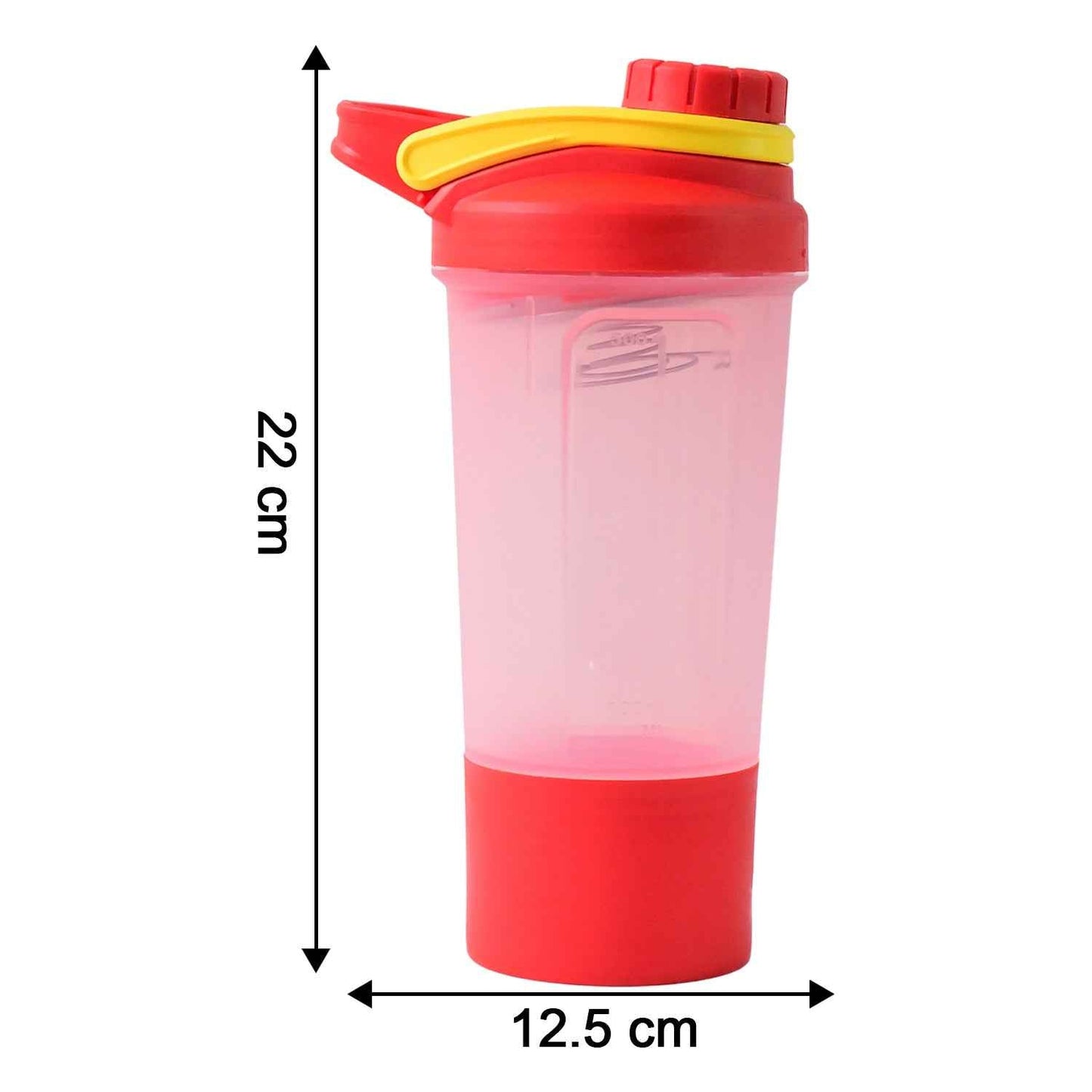 Supermom Premium Booster Gym Shaker Bottle With Mixing Ball (550Ml 1 Pc) - BeSh Deals®