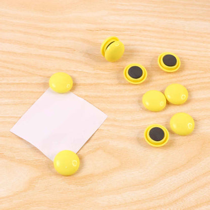 Strong Round Fridge  Whiteboard Magnet - (10 Pc Set)