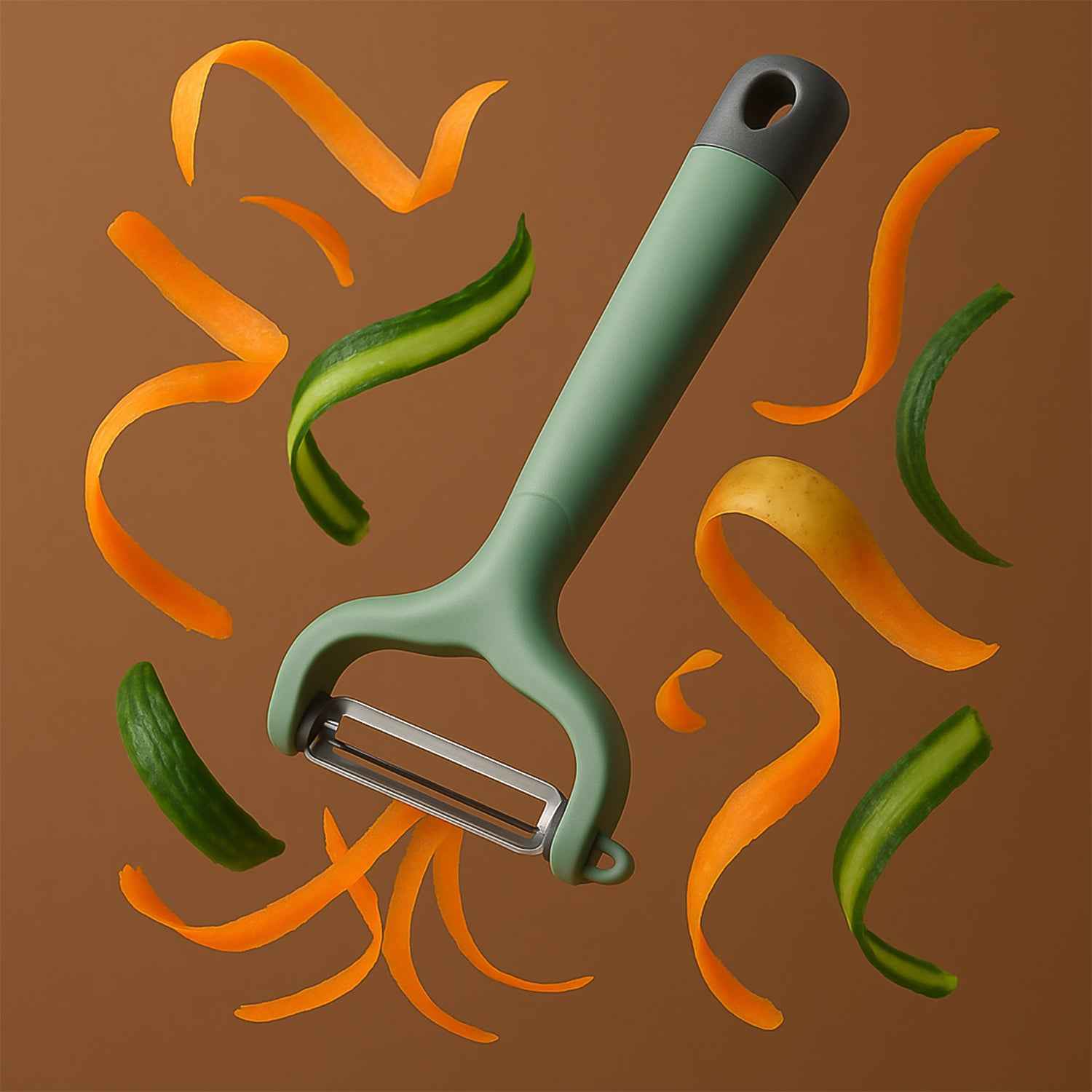 Apex Premium Ergonomic Vegetable Fruit Peeler (1 Pc)