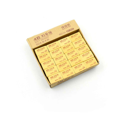 4504  Pencil Eraser Professional 4b Drawing Eraser Art Soft Eraser For School Office (60 Pc Pack)