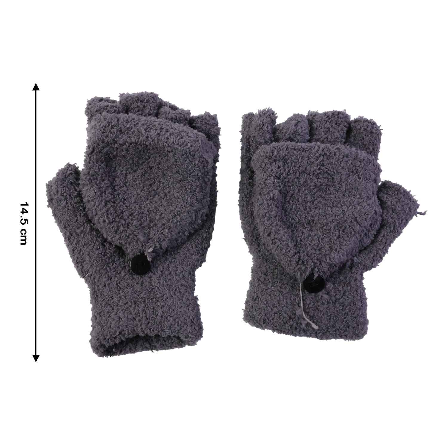 Winter Fingerless Gloves  Soft Warm Hand Gloves For Men  Women  (1 Pair)