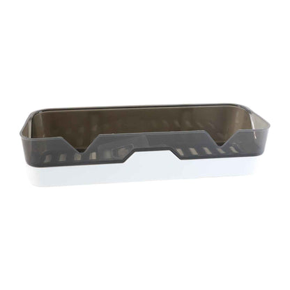Wall Mounted Self Adhesive Plastic Storage Shelf (1 Pc)