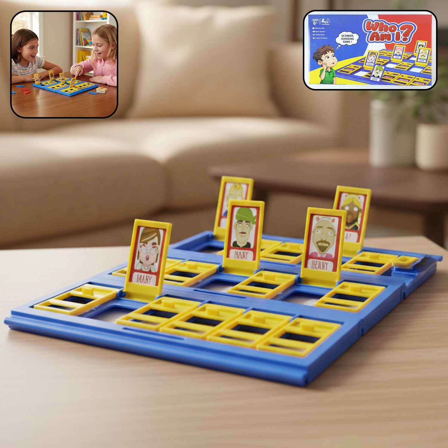 Who Am I Guessing Board Game For Kids (1 Pc)