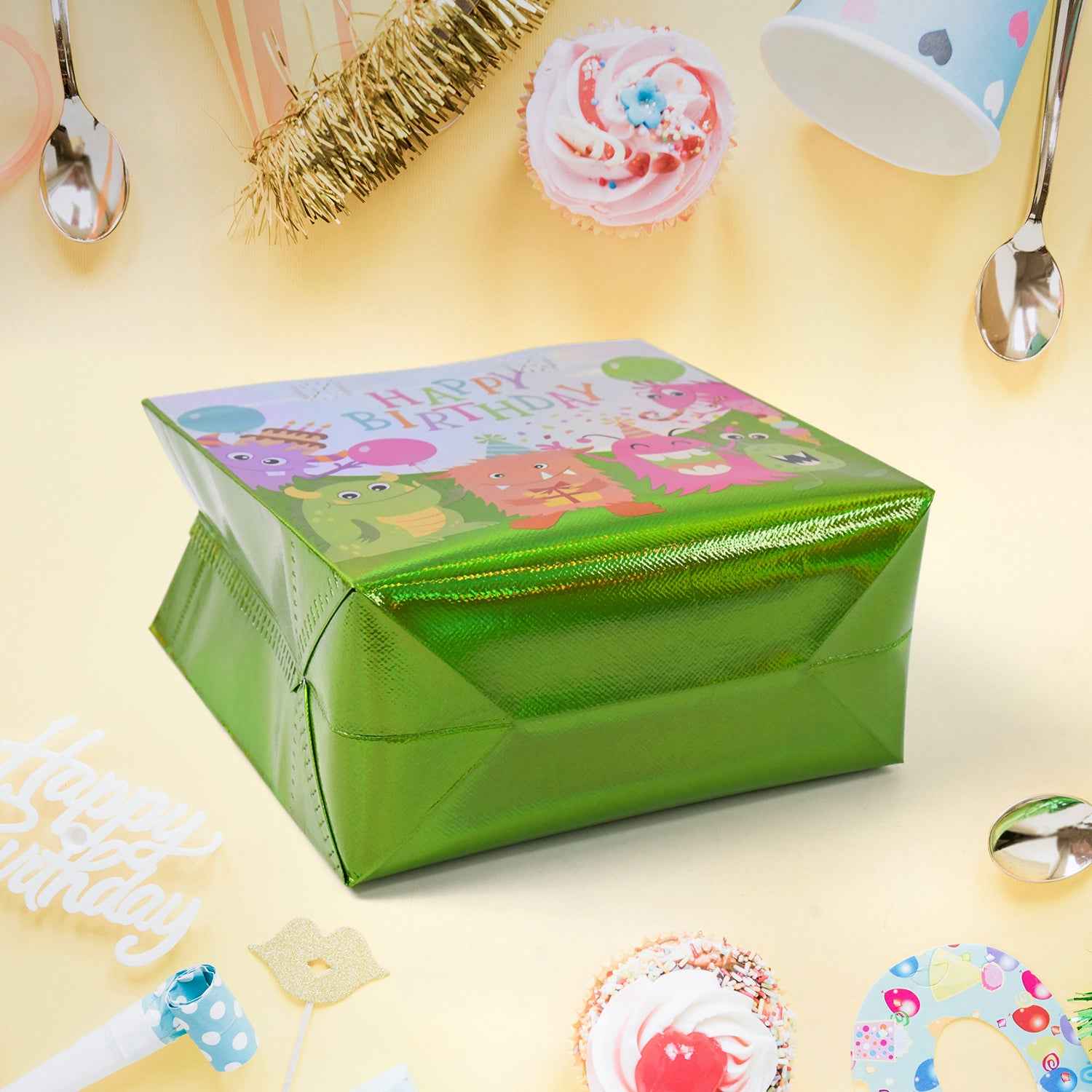 Birthday Gift Bag Reusable Party Gift Bags (1 Pc  Mix Design)