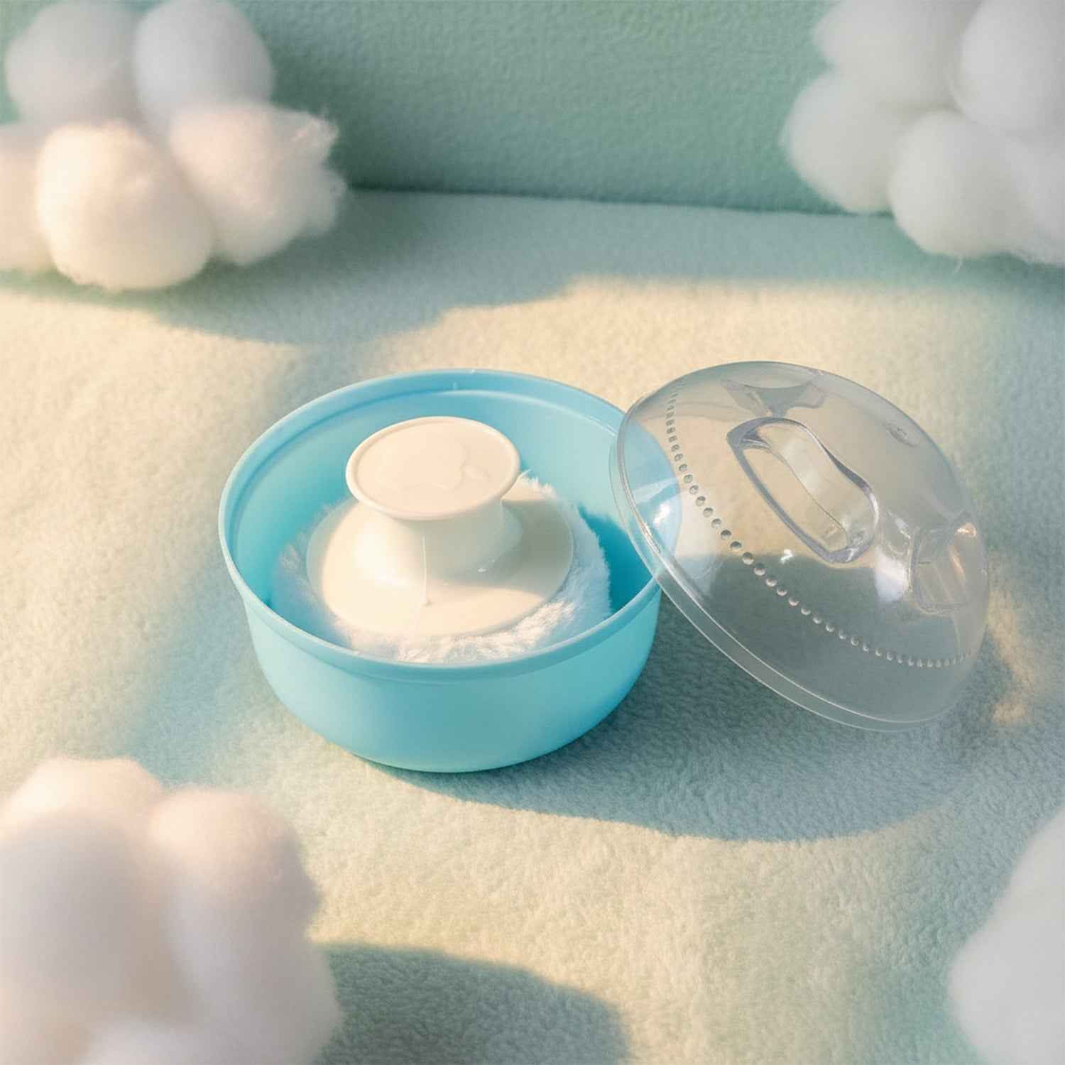 Baby Powder Puff Storage Box Set