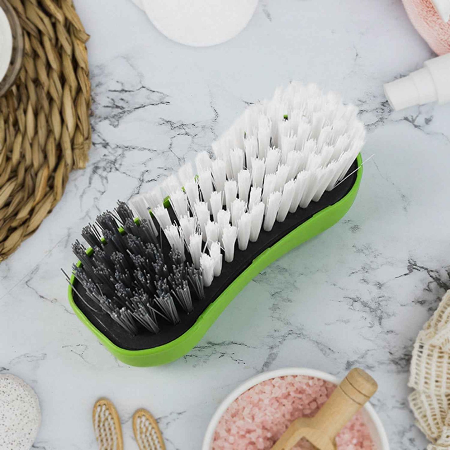 Pro Clean Multi-purpose Cloth Washing Brush With Plastic Handle (1 Pc)