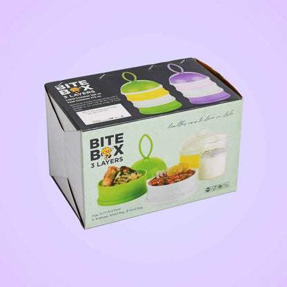 5924a  3 Layer Lunch Box Unique Design Bite Lunch Box With Liquid  Food Container Lunch Box (Green)