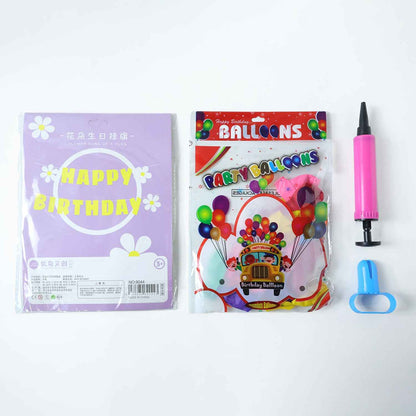 Happy Birthday Decoration Combo Set