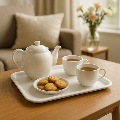Plastic Serving Tray  Plate  40  30 Cm (1 Pc)