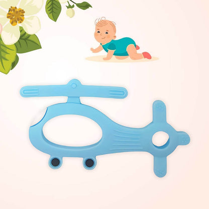 Silicone Helicopter Shape Teether For Baby (1 Pc  Mix Color) - Best Deals at BeSh Deals®