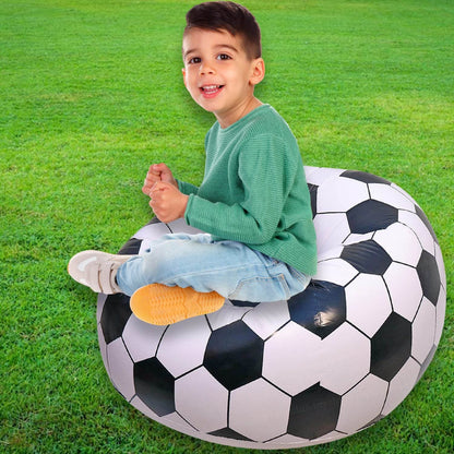 Foldable Sofa Cartoon Style Inflatable Folding Chair Ball Chair Inflatable Sofa For Adults Kids Size (110cm X 80cm) - Best Deals at BeSh Deals®