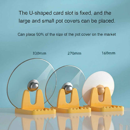 Multipurpose Kitchen Lid  Spoon Holder Stand (1 Pc)