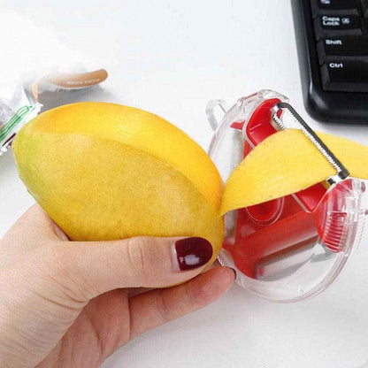 2937  3 In 1 Multi Function Three Use Rotary Hanging Round Planer Peeler And Cutter Vegetable Slicer Kitchen Tools Kitchen Gadgets