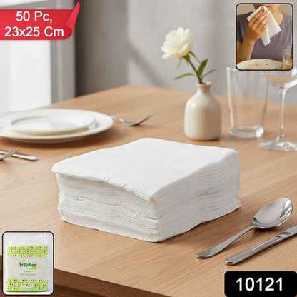 Freshee Premium Ultra-soft Disposable Paper Napkins  50 Pc (23 X 25 Cm)