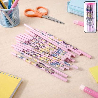 Cartoon Printed Wooden Pencil Set (50 Pc Pack)