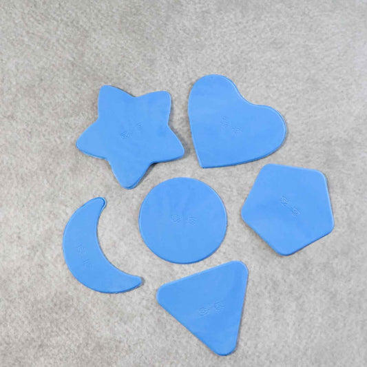 Haircut Design Stencil Set  6-in-1 Safe Hair Trimmer Molds