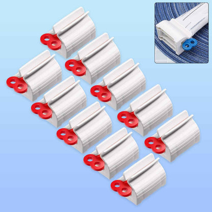 Premium Plastic Tube Squeezer Dispenser Set (10 Pc)
