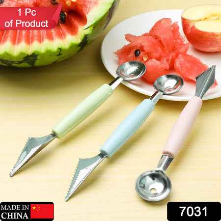 Multifunctional Stainless Steel Fruit Vegetable Pattern Carving Knife Peeler Corer Spherical Dig Ball Scoop Garnishing Dig Ball Spoon Kit. - BeSh Deals®