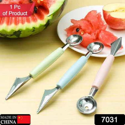 Multifunctional Stainless Steel Fruit Vegetable Pattern Carving Knife Peeler Corer Spherical Dig Ball Scoop Garnishing Dig Ball Spoon Kit. - BeSh Deals®