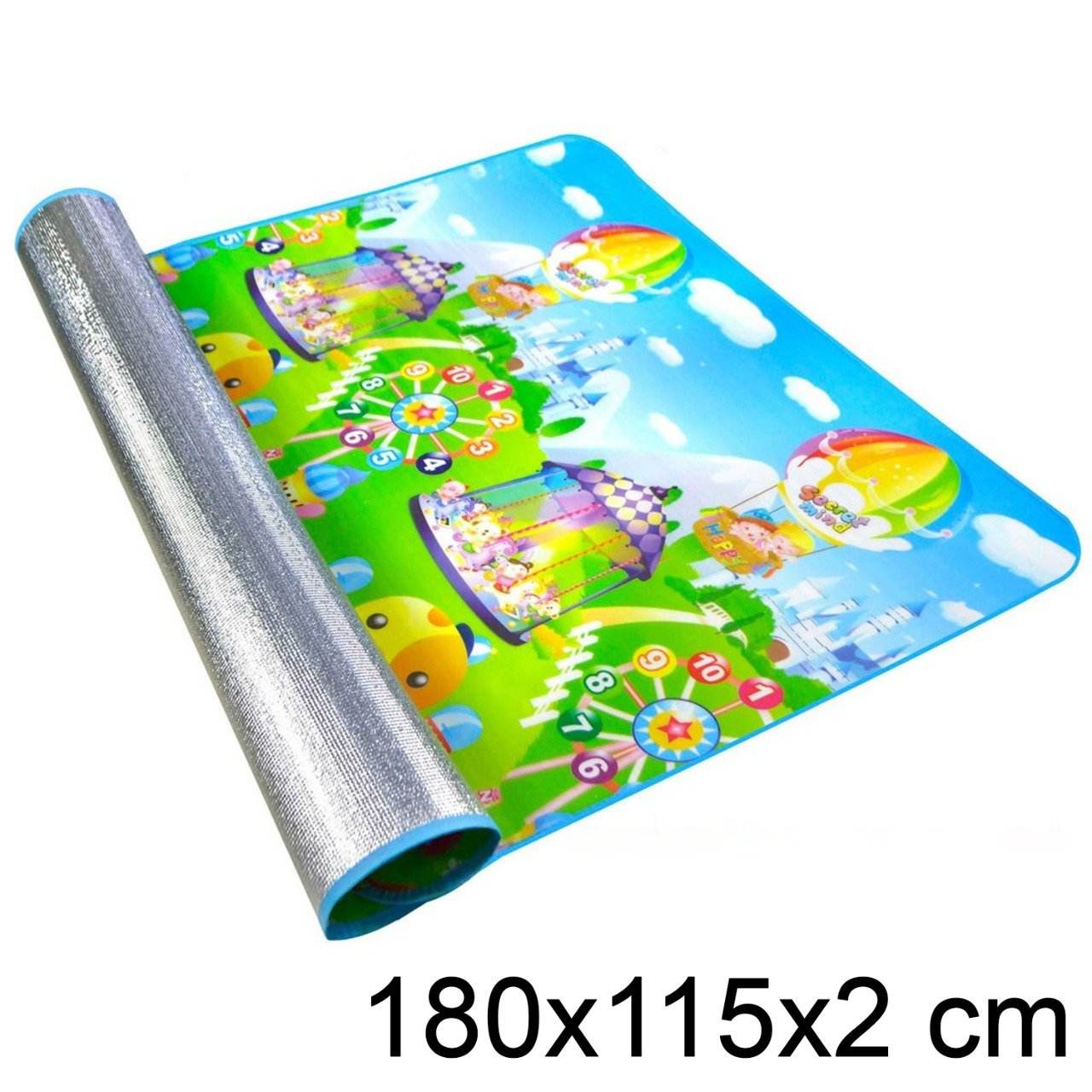 1200 Waterproof Single Side Baby Play Crawl Floor Mat For Kids Picnic School Home (Size 180 X 115) - Best Deals at BeSh Deals®