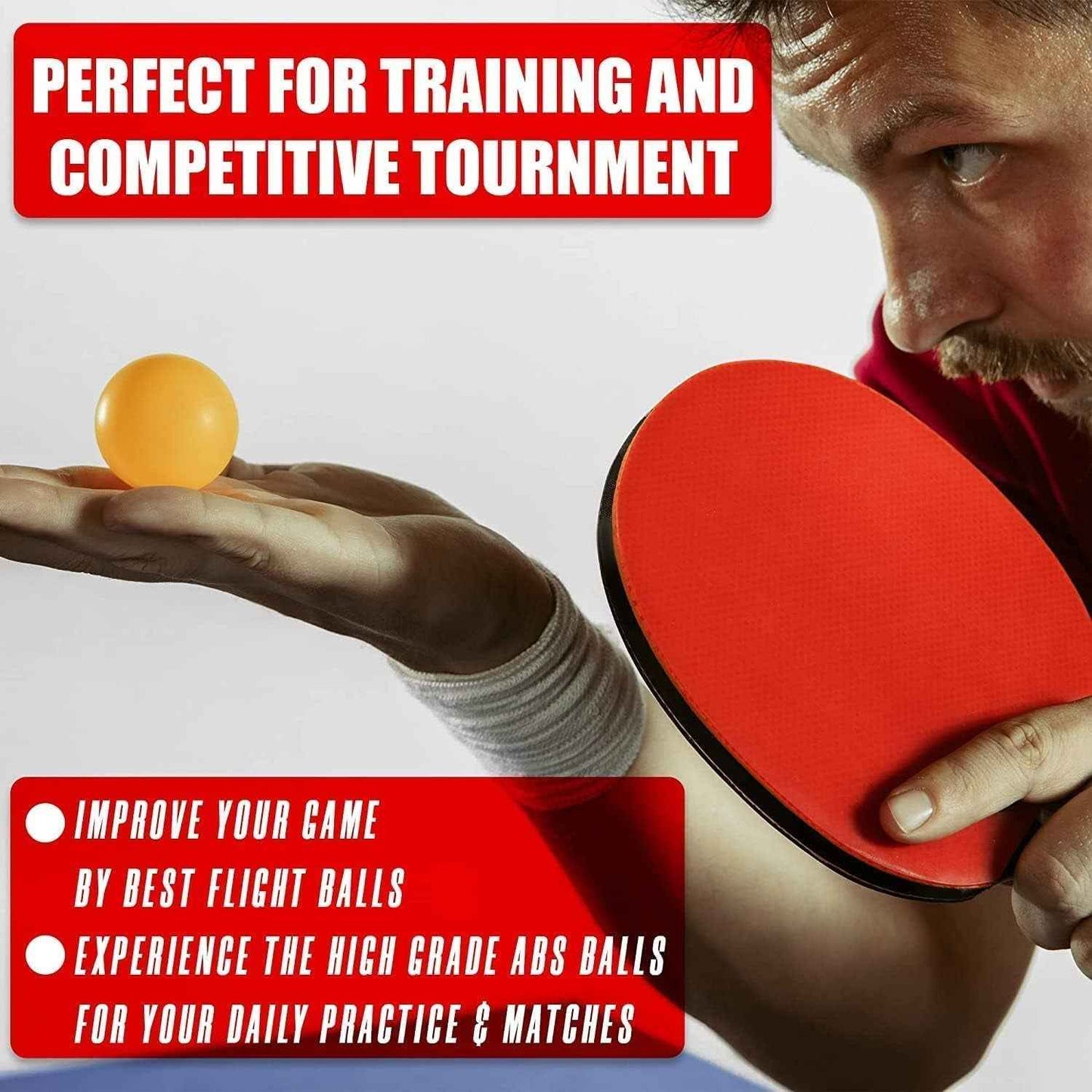 Konex Star Seamless Table Tennis Balls (12 Pcs Set)